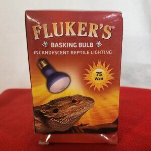 Fluker's 75W Incandescent Reptile Lighting Basking Bulb 120V 12"-18" Distance